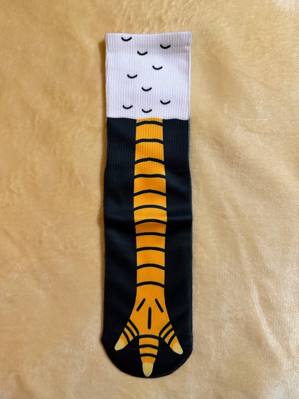 Novelty Chicken Feet Crew Socks